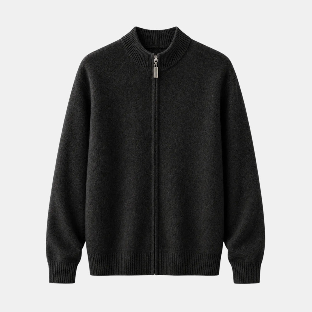 Chaqueta de Merino para Hombre con Cremallera