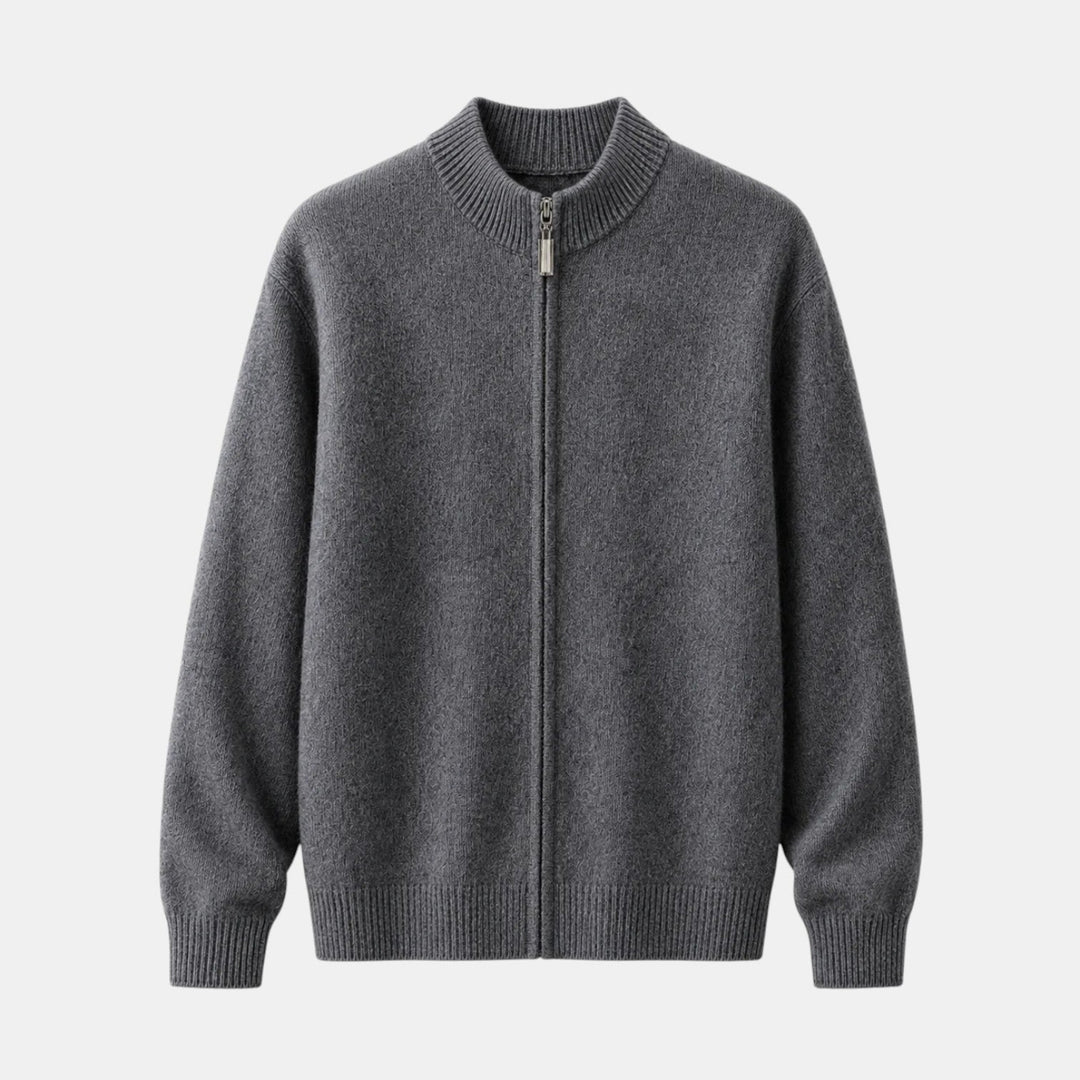 Chaqueta de Merino para Hombre con Cremallera