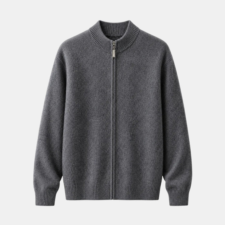 Chaqueta de Merino para Hombre con Cremallera