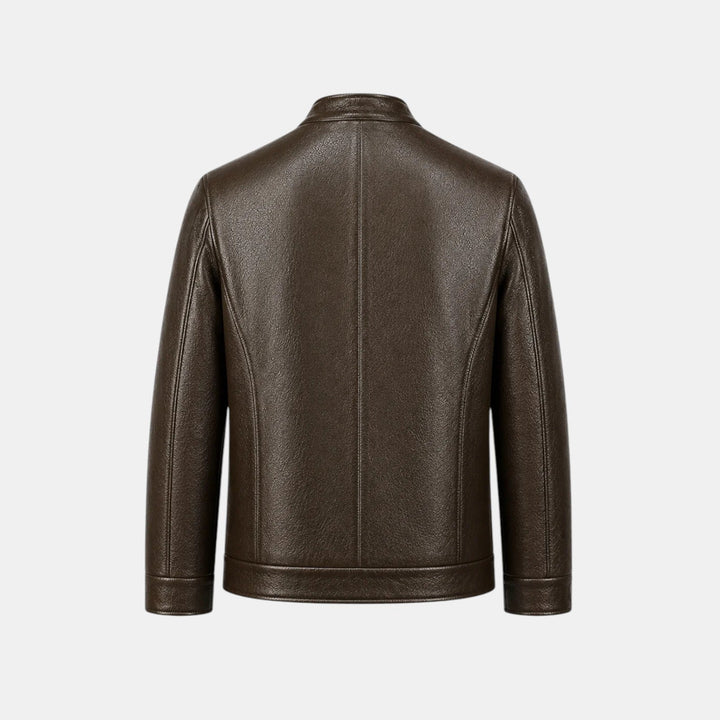 Chaqueta de Cuero Artificial para Hombre