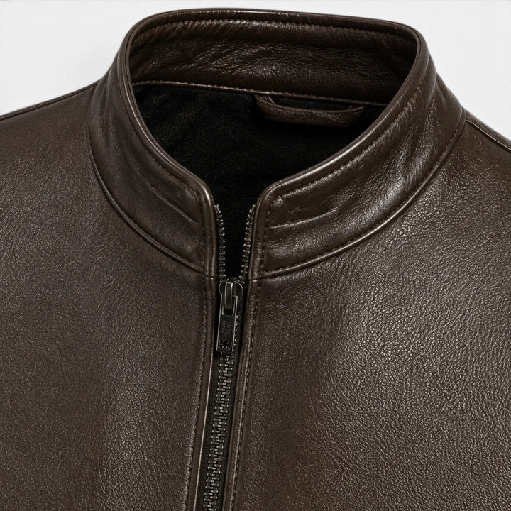 Chaqueta de Cuero Artificial para Hombre