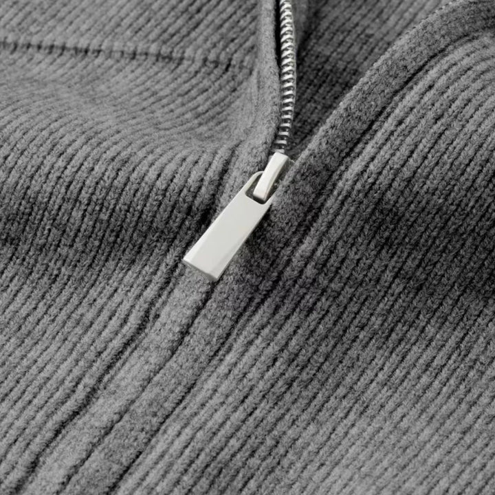 Chaqueta de Punto con Cierre de Cremallera para Hombre