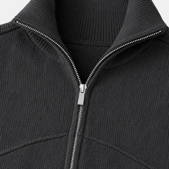 Chaqueta de Punto con Cierre de Cremallera para Hombre