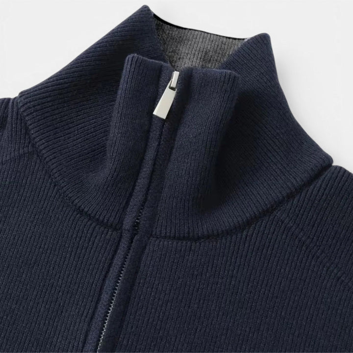 Chaqueta de Punto con Cierre de Cremallera para Hombre