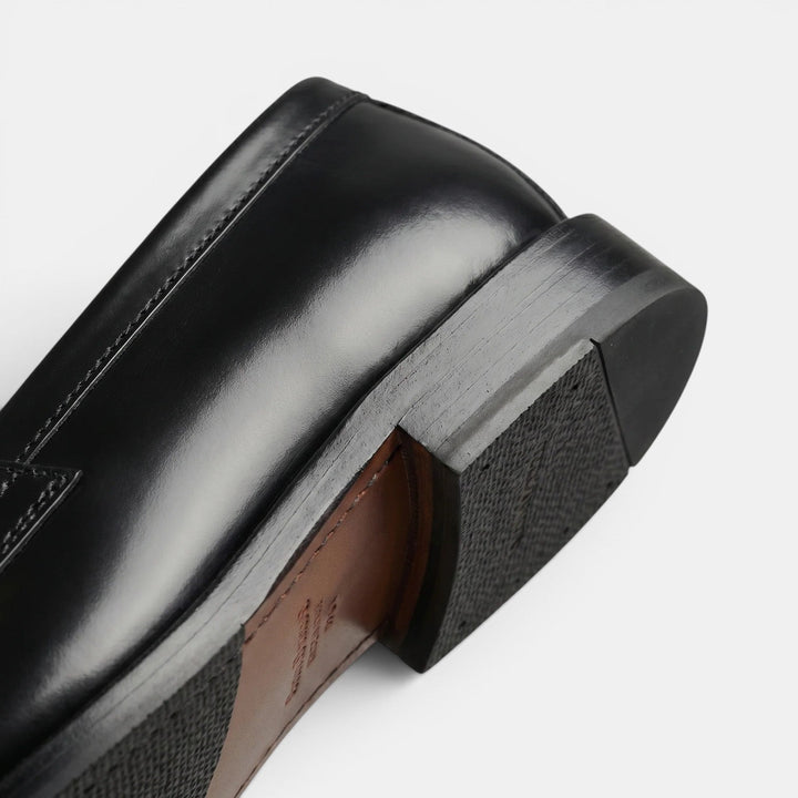 Mocasines Hombre Piel Negro Casual