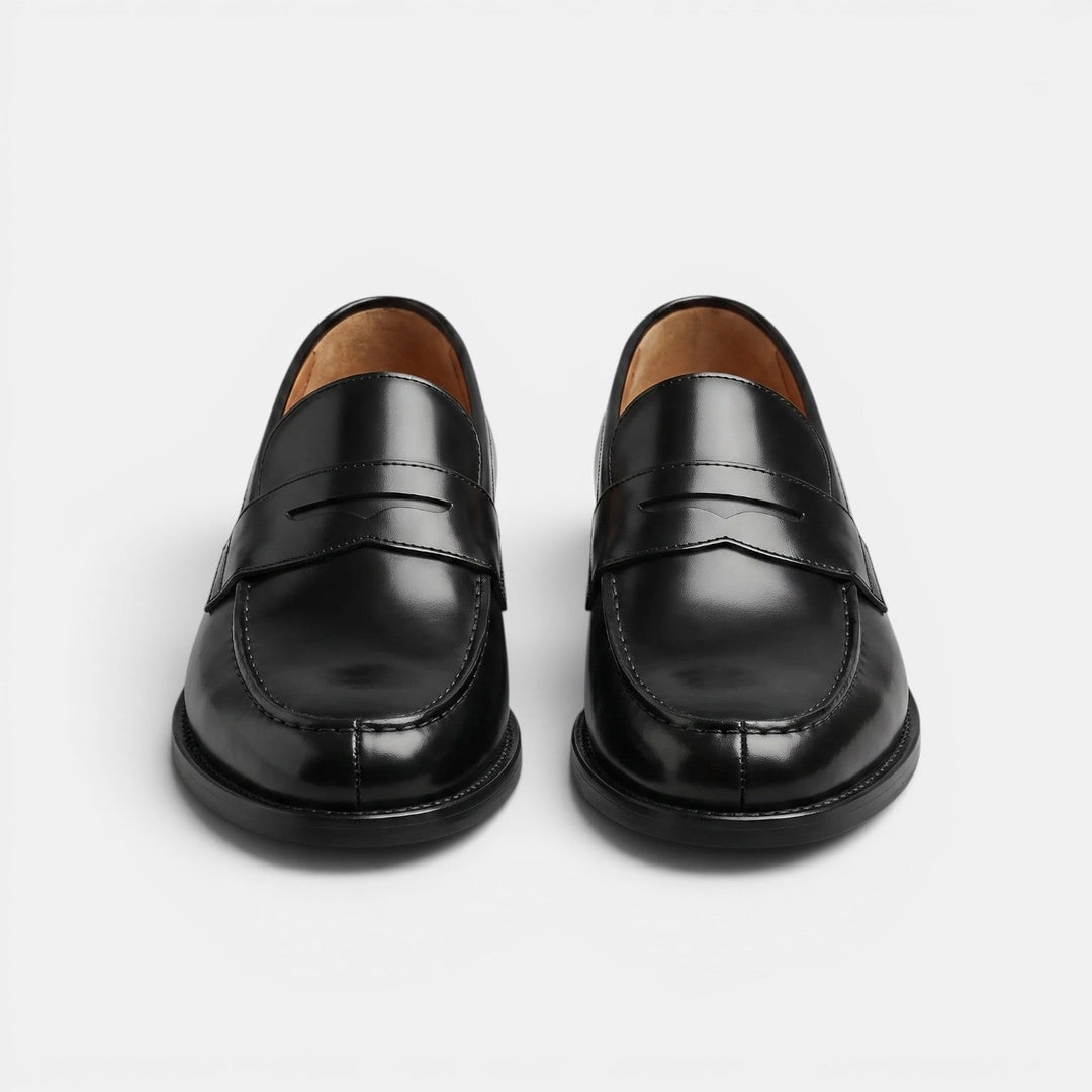 Mocasines Hombre Piel Negro Casual