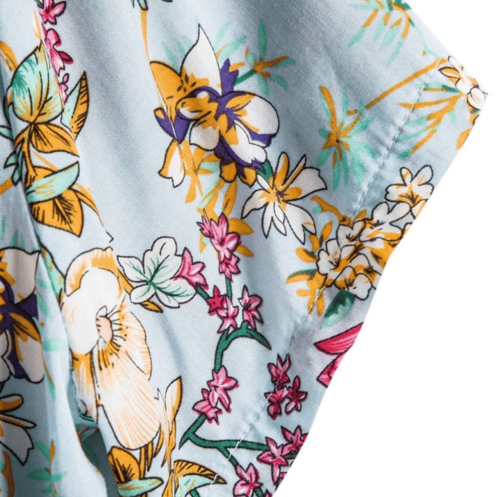 Javier | Camisa Hawaiana de Manga Corta Hombre Estampada Floral