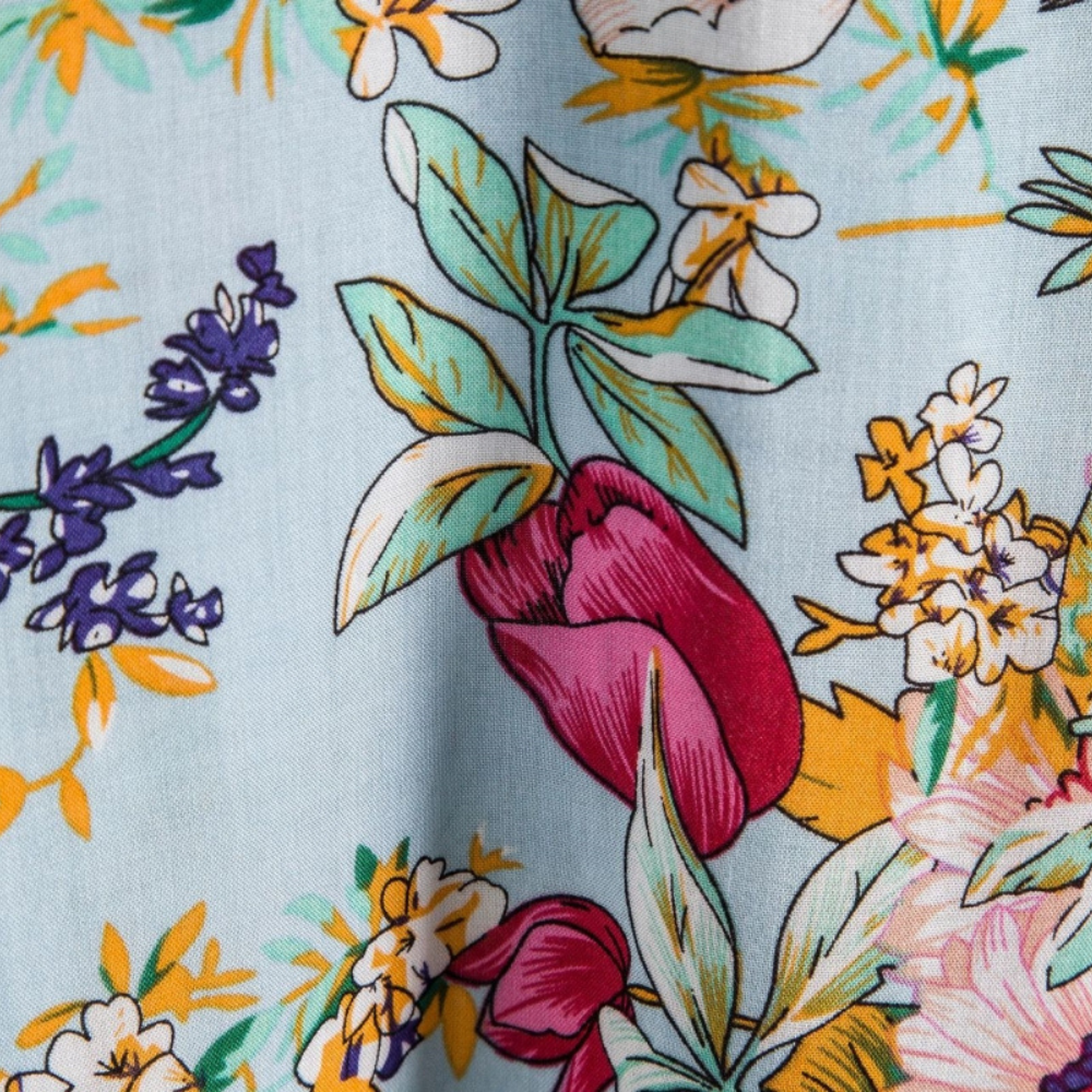 Javier | Camisa Hawaiana de Manga Corta Hombre Estampada Floral
