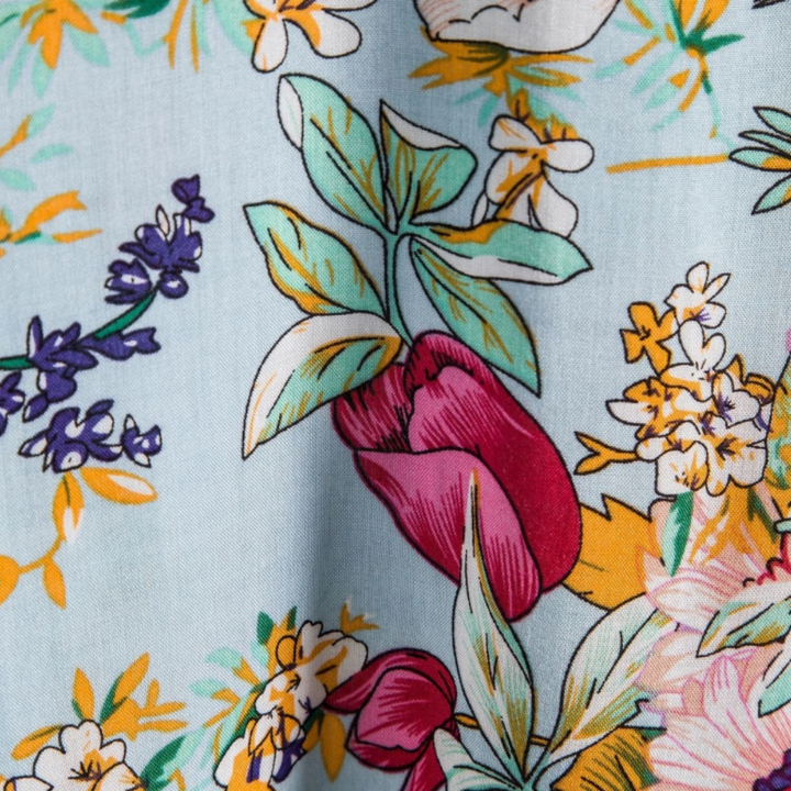 Javier | Camisa Hawaiana de Manga Corta Hombre Estampada Floral