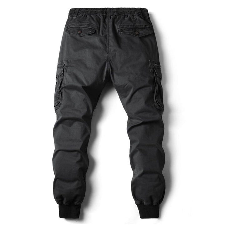 Koldo | Pantalón Cargo Jogger Hombre Bolsillos Laterales Puños Elásticos