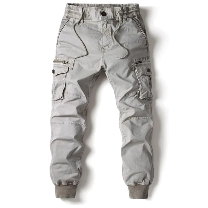 Koldo | Pantalón Cargo Jogger Hombre Bolsillos Laterales Puños Elásticos