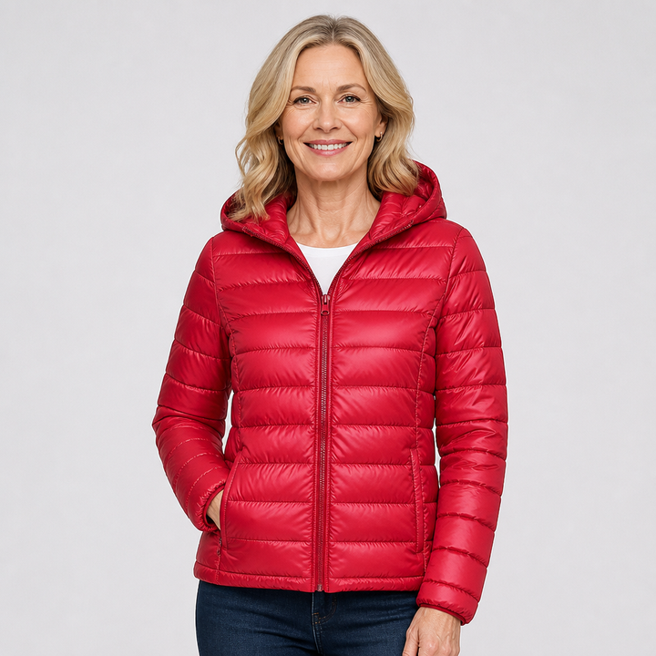 Ilona | Chaqueta Roja para Entretiempo