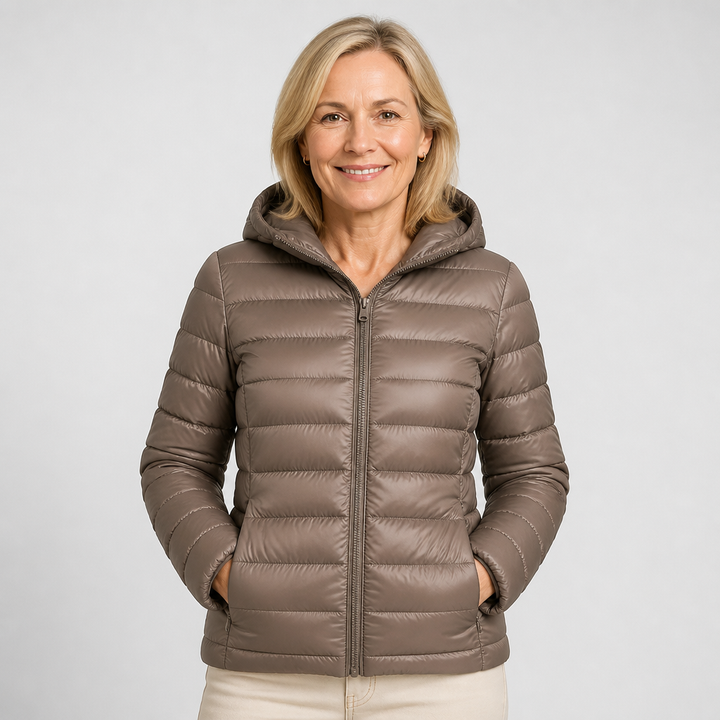 Ilona | Chaqueta de temporada, color champán