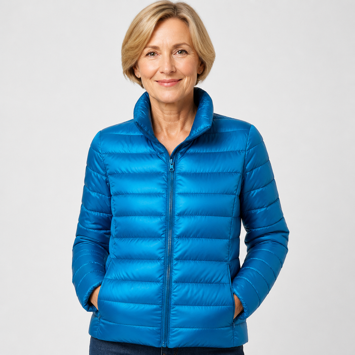 Ulla | Chaqueta Azul Cielo para Entretiempo