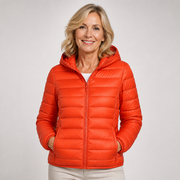 Ilona | Chaqueta Naranja para Entretiempo