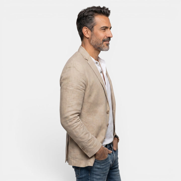 Chaqueta Elegante Slim Fit para Hombre - Blazer Premium Ligero con Solapas Clásicas