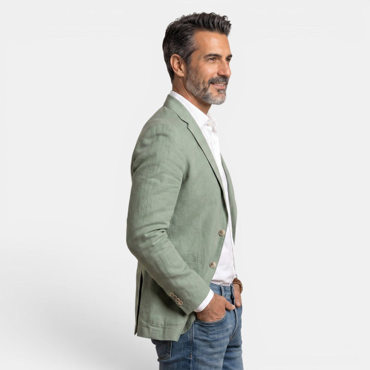 Chaqueta Elegante Slim Fit para Hombre - Blazer Premium Ligero con Solapas Clásicas