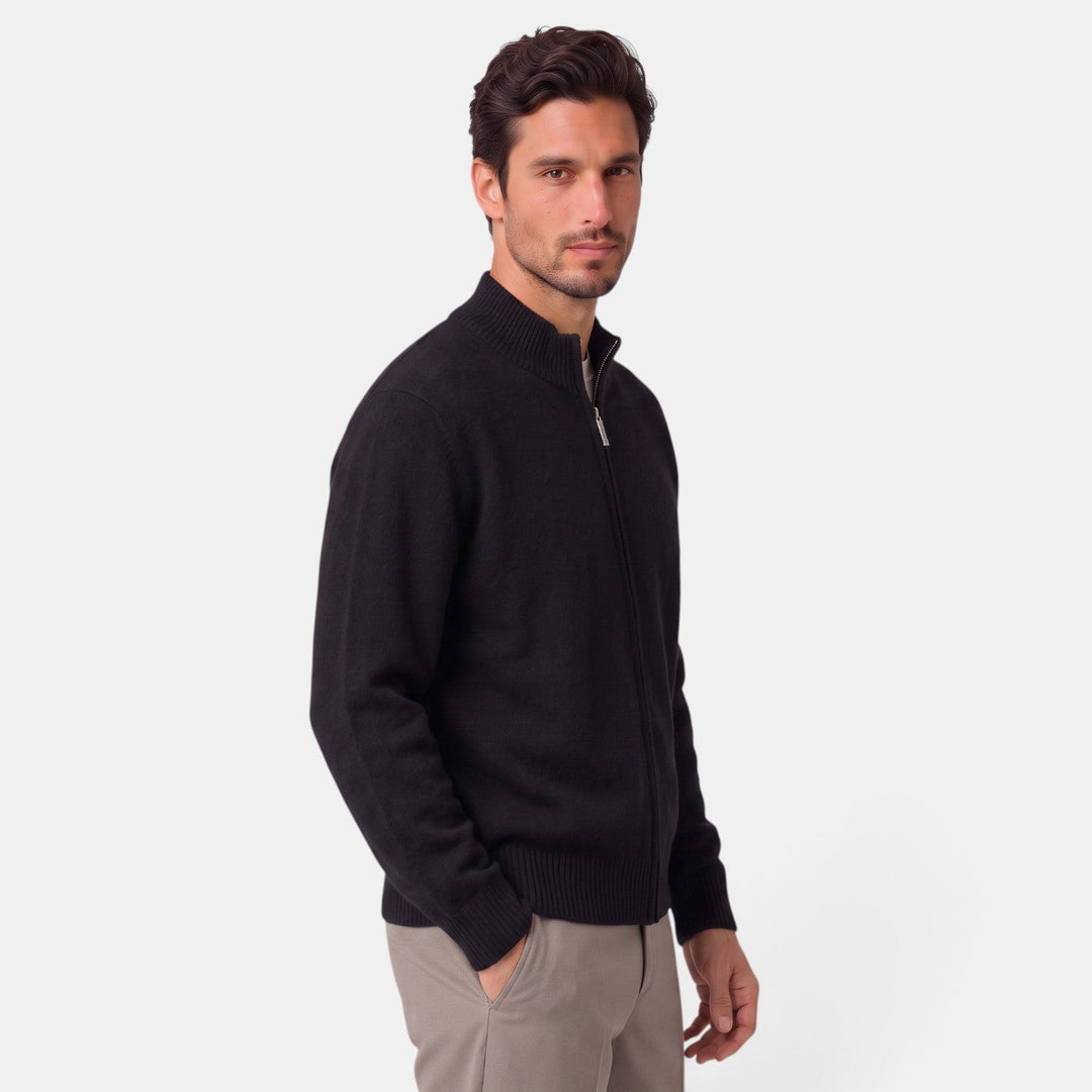 Chaqueta de Merino para Hombre con Cremallera