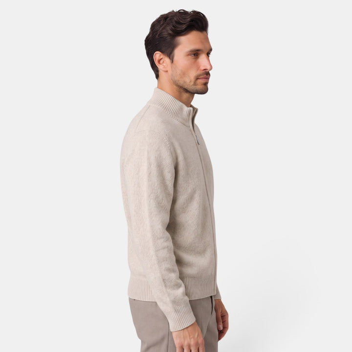 Chaqueta de Merino para Hombre con Cremallera