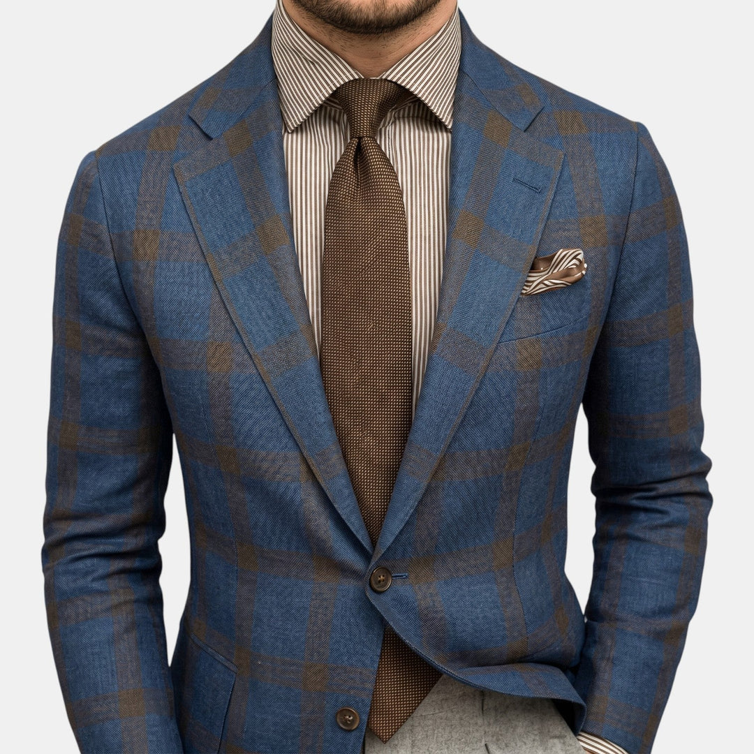 Chaqueta Elegante Slim Fit para Hombre - Blazer Premium Ligero con Solapas Clásicas