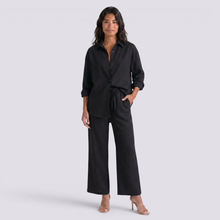 Conjunto Camisa y Pantalón Holgado Mujer