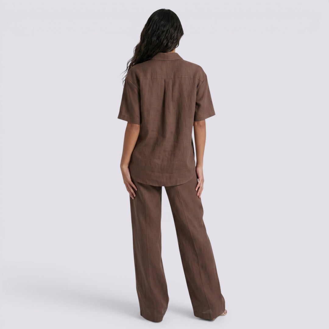 Conjunto Camisa y Pantalón Holgado Mujer