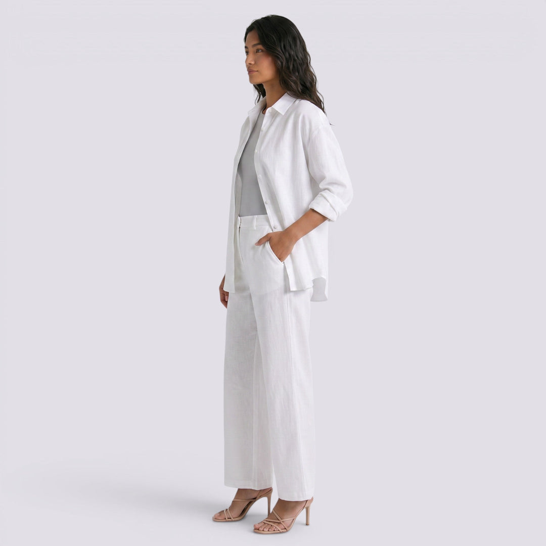 Conjunto Camisa y Pantalón Holgado Mujer