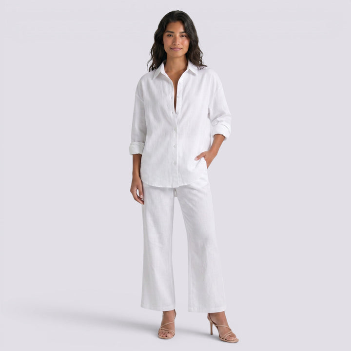 Conjunto Camisa y Pantalón Holgado Mujer