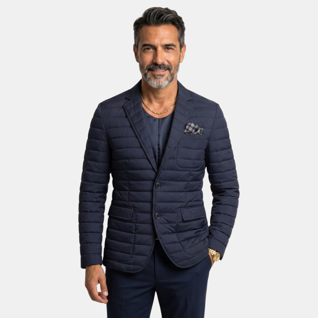 Chaqueta Acolchada Premium para Hombre - Blazer de Algodón Ligero para Otoño e Invierno