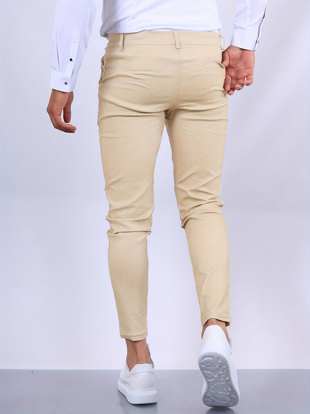 Marcos | Pantalón Chino Slim Fit Hombre Cintura Elástica