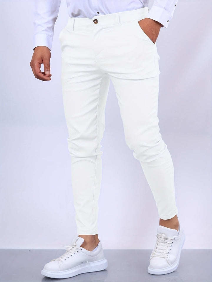 Marcos | Pantalón Chino Slim Fit Hombre Cintura Elástica