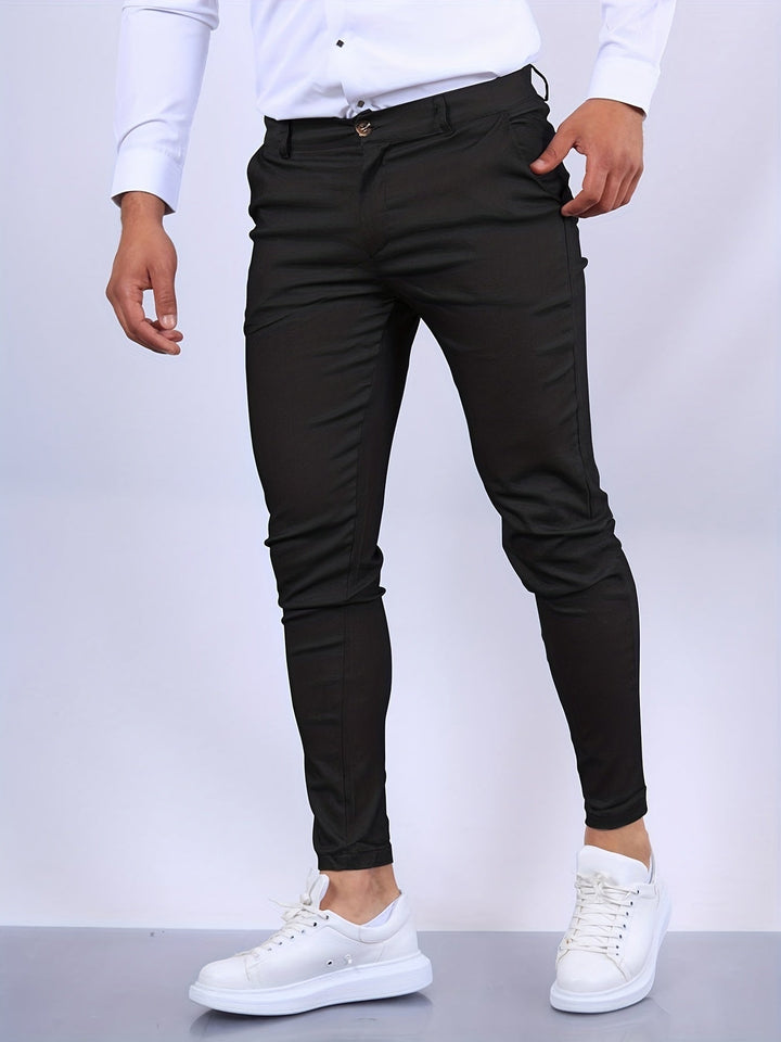 Marcos | Pantalón Chino Slim Fit Hombre Cintura Elástica