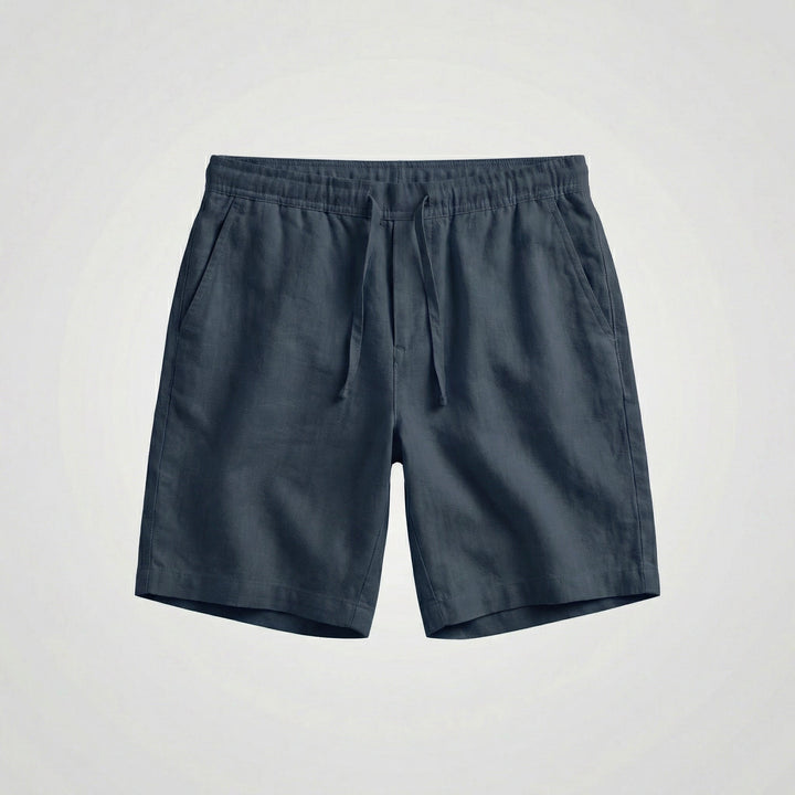 Mateo | Bermudas de Lino Hombre Cintura Elástica Cordón