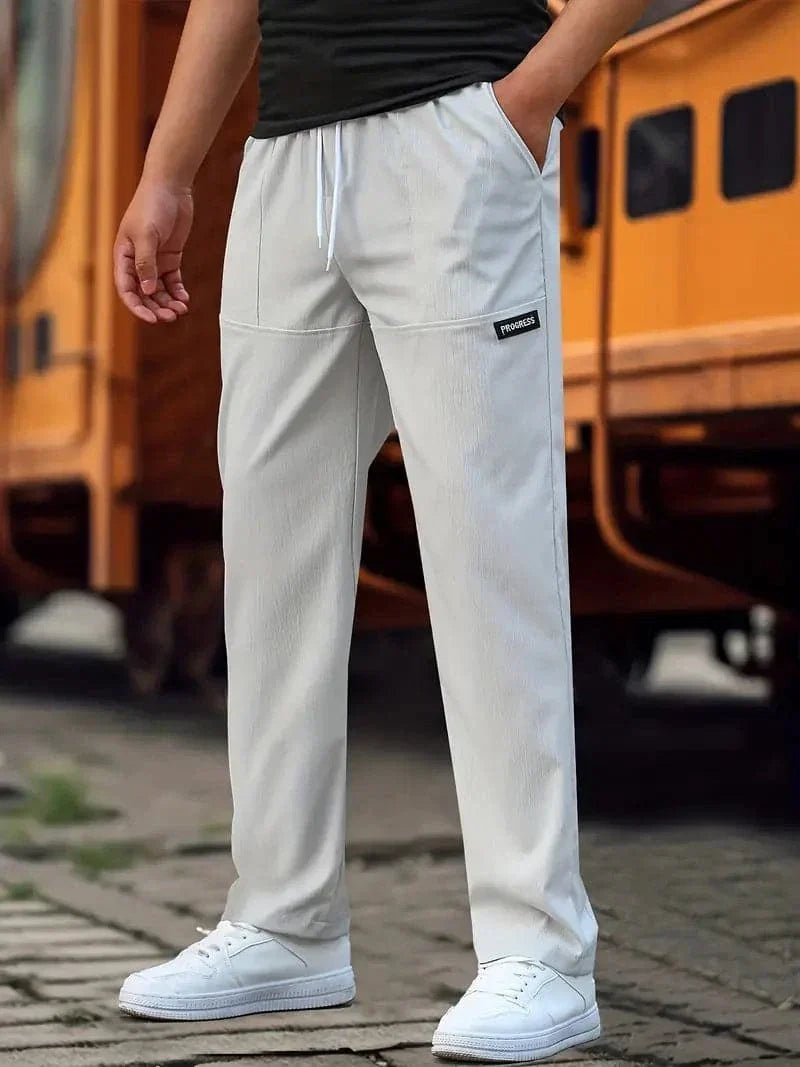 Oriol | Pantalón Chándal Hombre Corte Recto Cintura Elástica