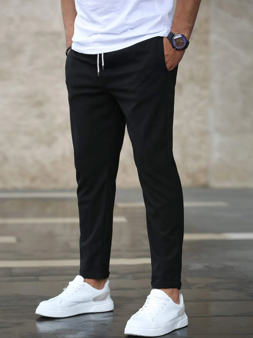 Pau | Pantalón Deportivo Hombre Cintura Elástica Corte Slim