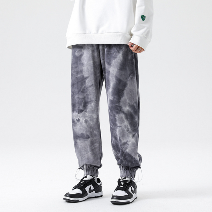 Rafael | Jogger Hombre Acid Wash Algodón Puños Elásticos