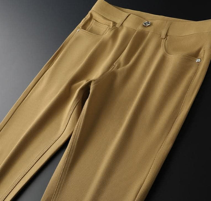Rafael | Pantalón de Algodón Twill Hombre Corte Recto Vestir