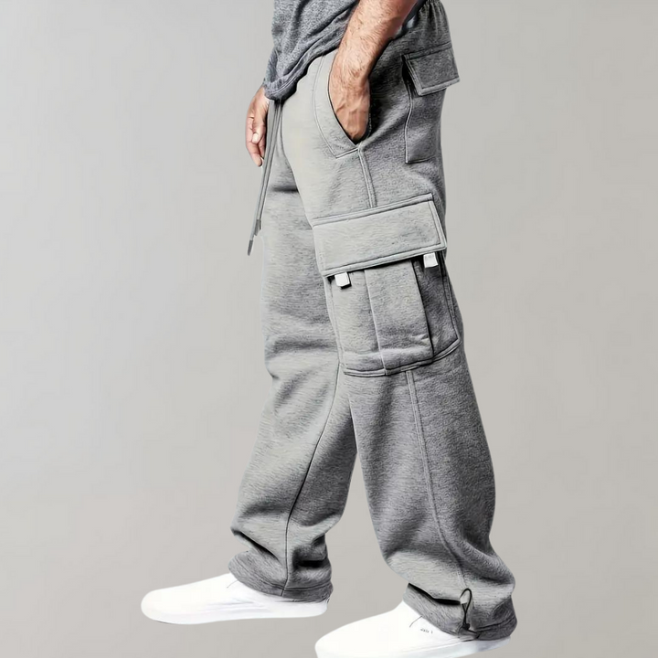 Rubén | Cargo Pants Jogger Hombre Cintura Elástica Multibolsillos