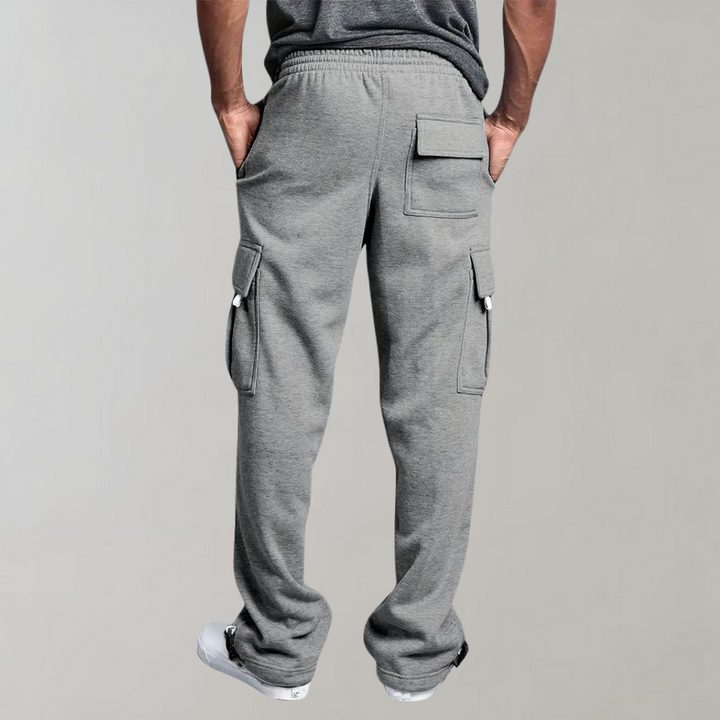 Rubén | Cargo Pants Jogger Hombre Cintura Elástica Multibolsillos