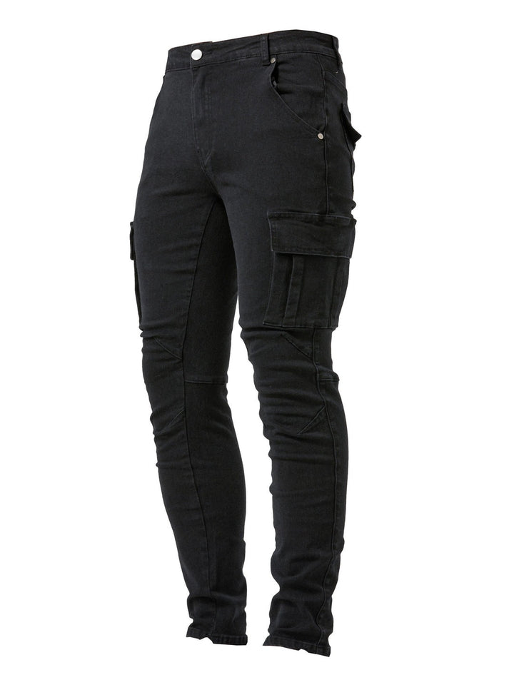 Rubén | Jeans Cargo Slim Hombre Bolsillos Laterales