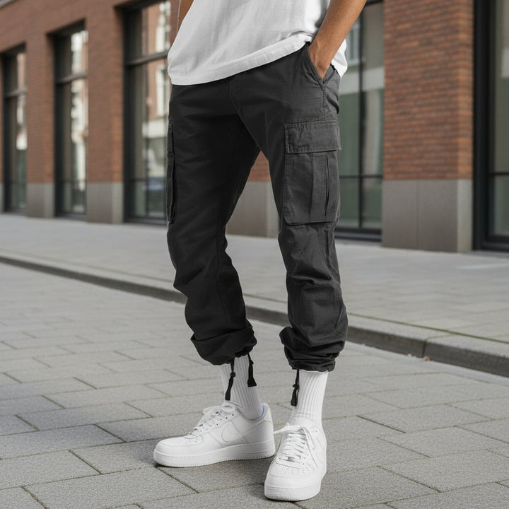 Sergio | Pantalón Cargo Ancho Hombre Bolsillos Laterales