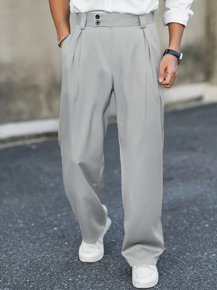 Sergio | Pantalón de Pinzas Holgado Hombre Doble Botón