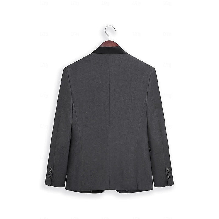 Sergio | Traje de Novio Hombre Dos Piezas Solapa Satinada