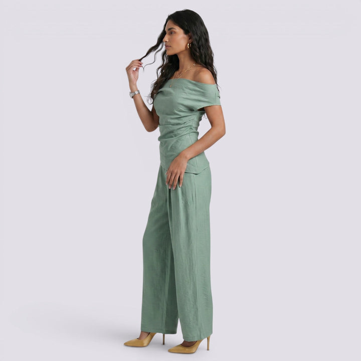 Conjunto Mujer Verano Pantalón Ancho