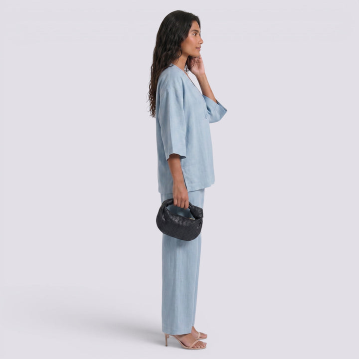 Conjunto Dos Piezas Mujer Pantalón Ancho