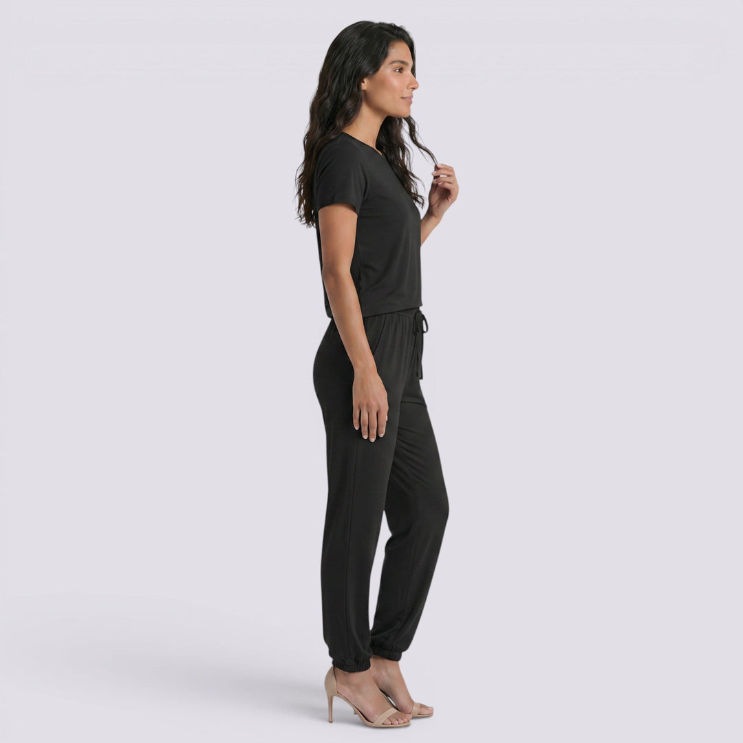 Conjunto Pijama Dos Piezas Mujer Manga Corta Elegante