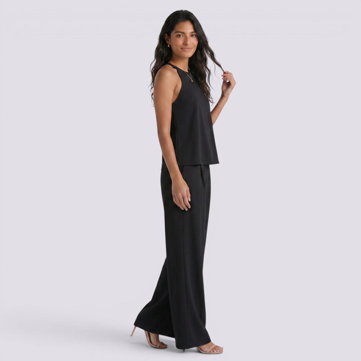 Conjunto Mujer Pantalón Ancho Top Halter
