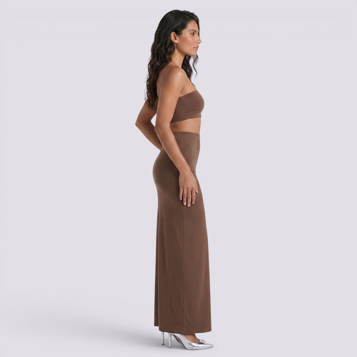 Conjunto Mujer Falda Larga Elegante
