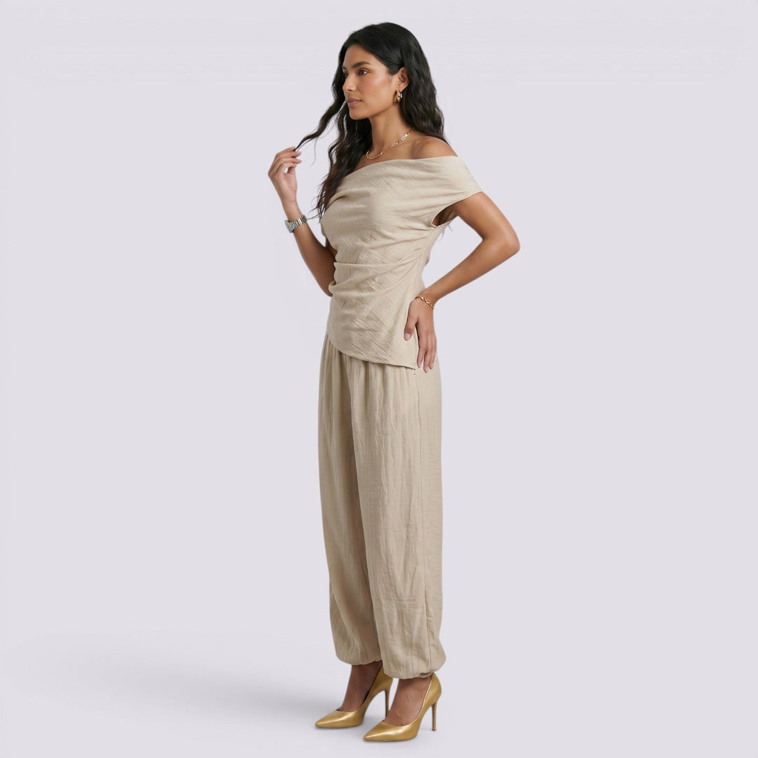 Conjunto Mujer Verano Pantalón Ancho