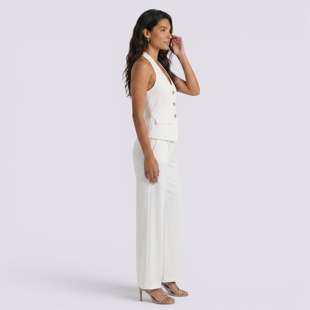 Conjunto Chaleco Pantalón Mujer Elegante